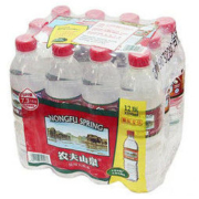 农夫山泉 饮用水 饮用天然水塑膜量贩装550ml*12瓶 *4件
