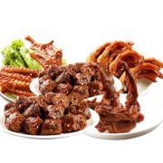 PLUS会员！煌上煌 鸭脖鸭锁骨鸭翅鸭掌组合 5盒装 995g