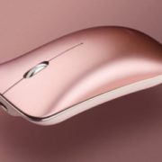 按键静音！inphic 英菲克 P-M9 玫瑰金色无线鼠标