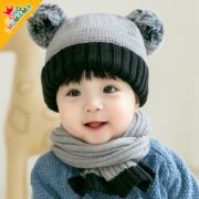 加棉内里！公主妈妈 秋冬季婴儿帽子