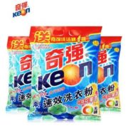 百亿补贴！ Keon 奇强 洗衣粉 兰依花果香 1.058kg*3袋 17.9元包邮