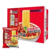 康师傅 劲爽红烧牛肉面 24袋装