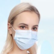 三层防护！馨卫士 一次性医用外科口罩 100只