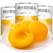 营养果元 糖水黄桃罐头 425g*6罐