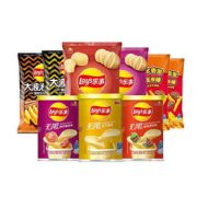 百亿补贴！ Lay's 乐事 薯片零食大礼包 400g 3桶+6袋