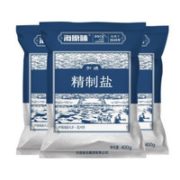 海湾  加碘精制盐 400*6袋.