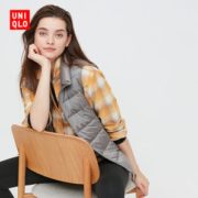 休闲百搭！UNIQLO 432617 女士法兰绒格子衬衫