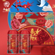 中华老字号 吴裕泰 茉莉花茶 喜上眉梢礼盒 175g*2罐