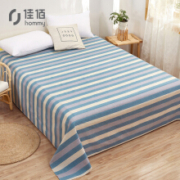 佳佰 加厚粗布蓝条纹床单 200*230cm