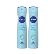 NIVEA 妮维雅 活力清新爽身气雾150ML*2
