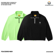 PEACEBIRD MEN 太平鸟 BWBCA3928 守望先锋 男士立领抓绒夹克