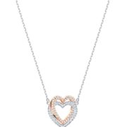 国内1090元！王一博同款系列！Swarovski 施华洛世奇 Infinity 女士双心形项链 5518868   直邮含税到手￥520.25