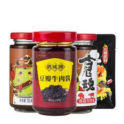 鹃城牌 豆瓣牛肉酱200g+香菇牛肉酱200g*2瓶+火锅底料150g