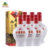 古井贡酒 六角贡 45度 浓香型白酒 500ml*6瓶 *2件