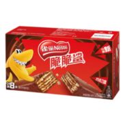 香浓酥脆！Nestle 雀巢 脆脆鲨 巧克力味威化 32条
