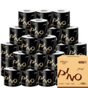 88VIP会员！亲肤舒适！心相印 品诺 黑色经典系列卷纸 4层*180g*27粒