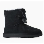UGG Gita Bow Mini系列 女士蝴蝶结装饰皮毛一体雪地靴