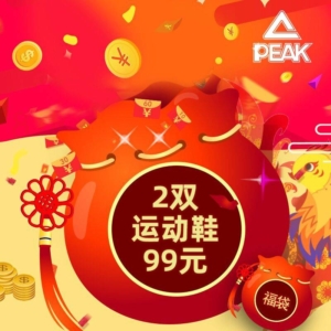 Peak 匹克福袋运动鞋 2 天猫价格99元包邮 网购值值值