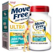 美国进口：60粒x4件，Schiff 旭福 MoveFree 益节 维骨力维生素D3