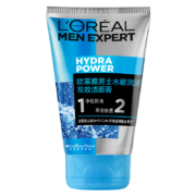 百亿补贴：L‘OREAL PARIS 巴黎欧莱雅 男士水能润泽 双效洁面膏 100ml