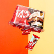 【直播推荐】KitKat雀巢 威化黑巧克力 年货糖果分享碗装*3