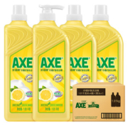 香港 斧头牌 AXE 柠檬洗洁精 1.01kg*4瓶