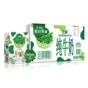 兰雀 唯鲜高钙脱脂纯牛奶 200ml*24盒 *2件