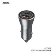 Remax 睿量 RCC107 车载充电器 一拖二 36W快充 QC4.0 PD3.0