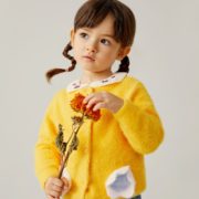 百亿补贴！ Annil 安奈儿 女童针织开衫毛线衫 59元包邮