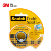 3M 思高 238 可移除双面胶带 19mm×5.08m 带切割器 *7件