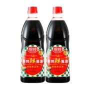 88VIP： 厨邦 鲜酱油 特级生抽 900ml*2瓶 *5件