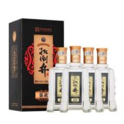 中华老字号！扳倒井 窖藏 42度浓香型粮食酒500ml*4瓶 手提礼盒装