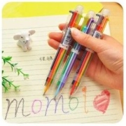 Voguefoil 我佳 023 多功能圆珠笔 6色 0.5mm 3支装
