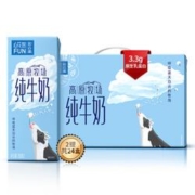 新希望 全脂纯牛奶 200g*12盒*2箱