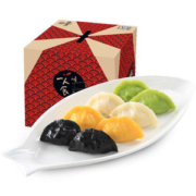 舌尖上的中国 船歌鱼 纯手工四色海鲜水饺 4袋 共48只