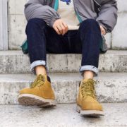Semir 森马 男士加绒英伦马丁靴