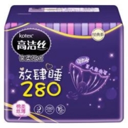 kotex 高洁丝 放肆睡卫生巾 280mm*16片 *7件