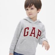Gap 盖璞 儿童LOGO抓绒连帽卫衣 34元包邮（限1小时）