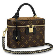 考拉海购黑卡会员： LOUIS VUITTON 路易威登 VANITY小号拼色老花化妆包