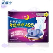 不闷热！护舒宝(Whisper)超薄夜用 考拉呼呼卫生巾 425mm 8片 (极薄)