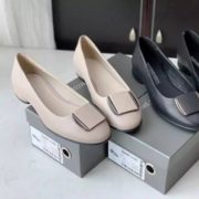 国内¥1560、2021春季新款！Ecco 爱步 Anine 安妮 女士仙女真皮浅口粗跟休闲鞋 208043 到手￥541