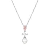 20日0点！考拉海购黑卡会员！SWAROVSKI 5516591 女士粉红色铑镀项链