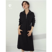 PLUS会员：FANSILANEN 范思蓝恩  女士高腰毛衣裙