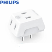 PHILIPS 飞利浦 一转三插头 插座转换器