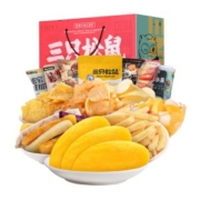 三只松鼠 缤纷果干礼包 7袋/570g