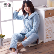 聚划算百亿补贴：雪俐 夹棉睡衣 家居服套装