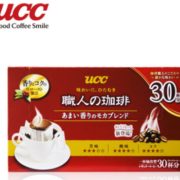 日本进口！UCC悠诗诗 滴滤式职人挂耳咖啡粉 30P/盒