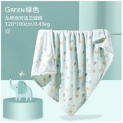 gb HOME 婴儿法兰绒毯 120*100cm