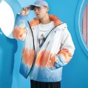Semir 森马 ZA1A204202171 男士渐变连帽羽绒服