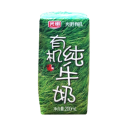 聚划算百亿补贴：光明 有机纯牛奶200mL*12盒